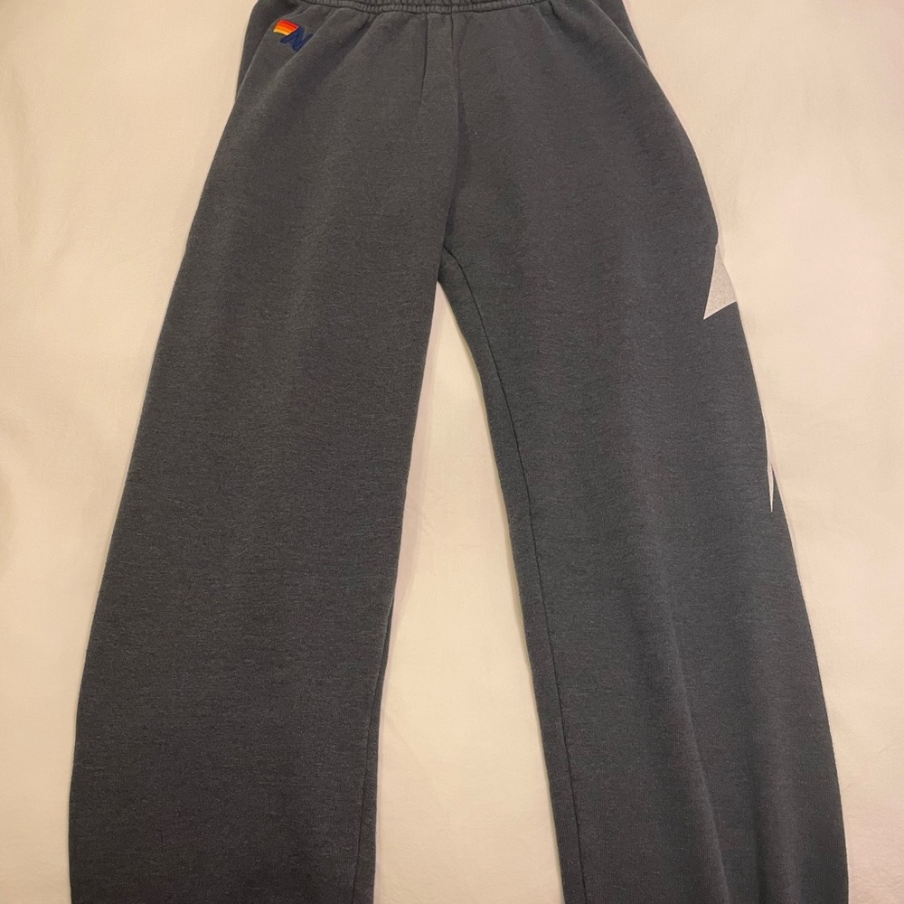 Aviator Nation black bolt sweats